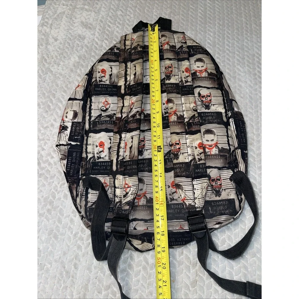 DC Comics Suicide Squad Backpack Harley Quinn Joker Bioworld School Bag